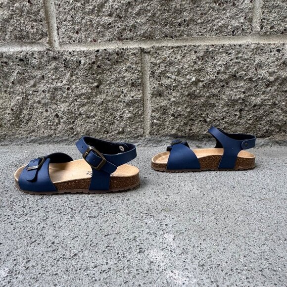 Clarks Buckle Sandals Kids EU 29 11.5 Blue Birkenstock Style Hiking Sandal Shoe - Picture 4 of 9